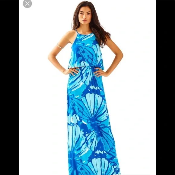 Lilly Pulitzer Levine maxi dress M - Picture 8 of 9